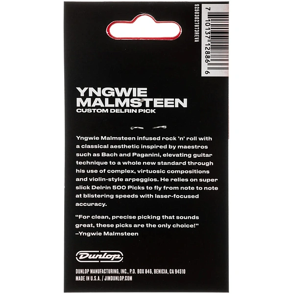 Набор медиаторов Dunlop YJMP03YL Yngwie Malmsteen 1.14