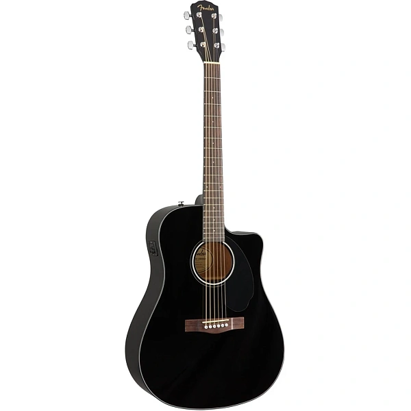Электроакустическая гитара Fender CD-60SCE Black WN