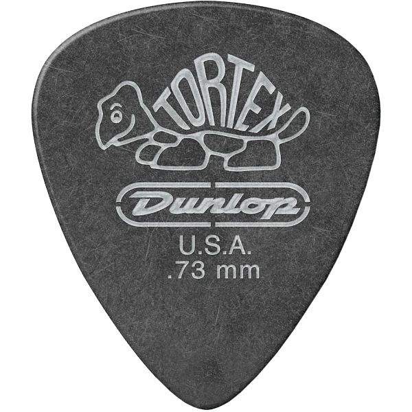 Медиатор Dunlop 488R.73 Tortex Pitch Black Standard .73