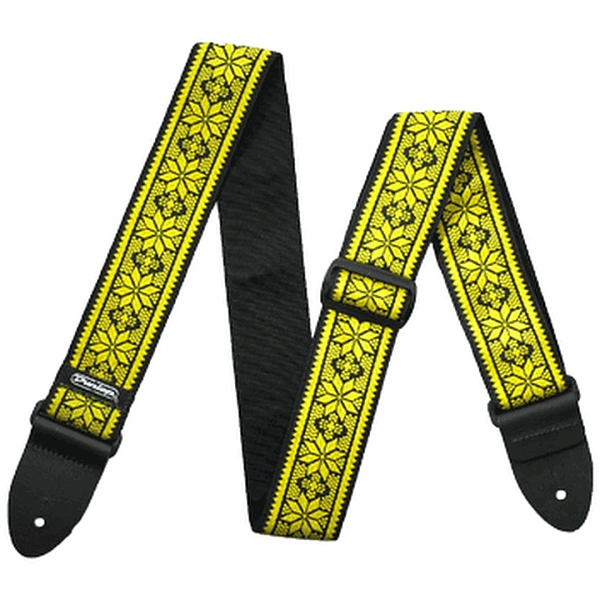 Ремень для гитары Dunlop D67-02YE Fillmore Yellow