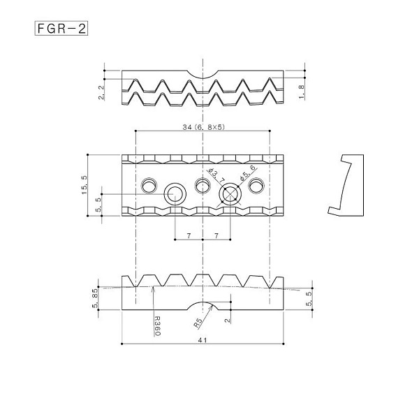 Топлок Gotoh FGR-2 CK