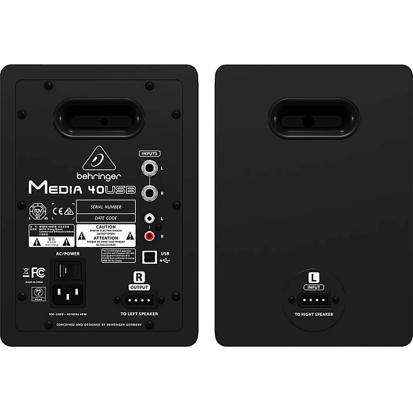 Студийные мониторы Behringer Media 40USB