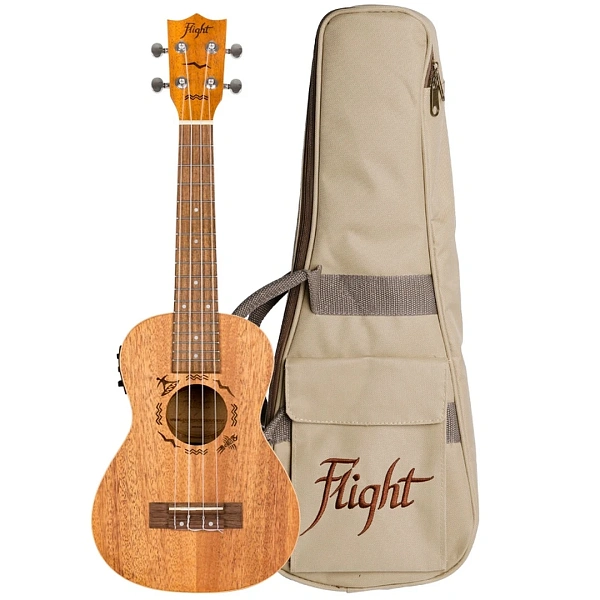 Укулеле Flight DUC 323 EQ MAH/MAH