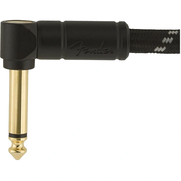 Гитарный кабель Fender Deluxe 25' Black Tweed Angle