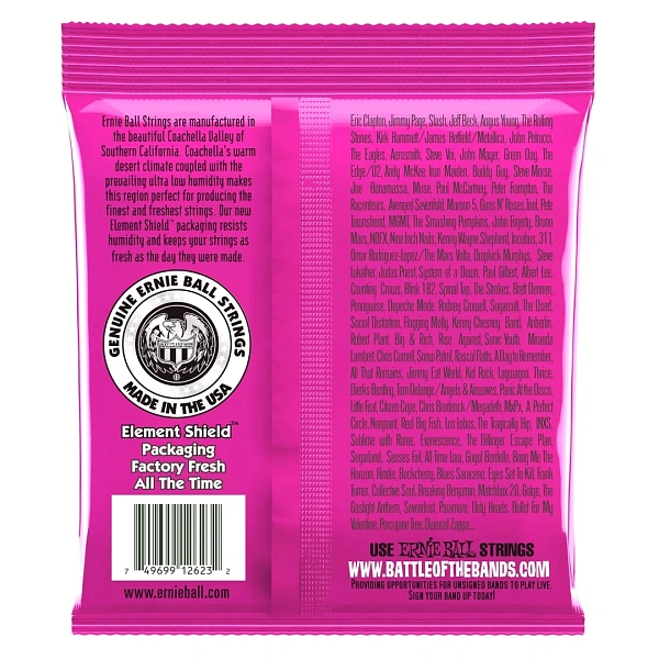 Струны для электрогитары Ernie Ball 2623 9-52