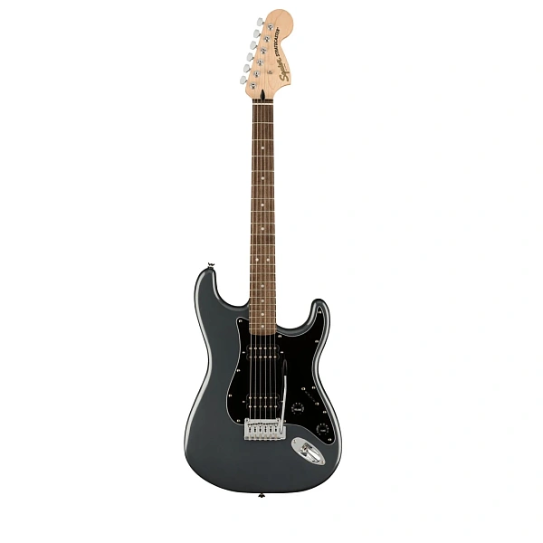 Электрогитара Fender Squier Affinity Stratocaster HH LRL Charcoal Frost Metallic