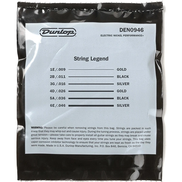 Струны для электрогитары Dunlop DEN0946 9-46