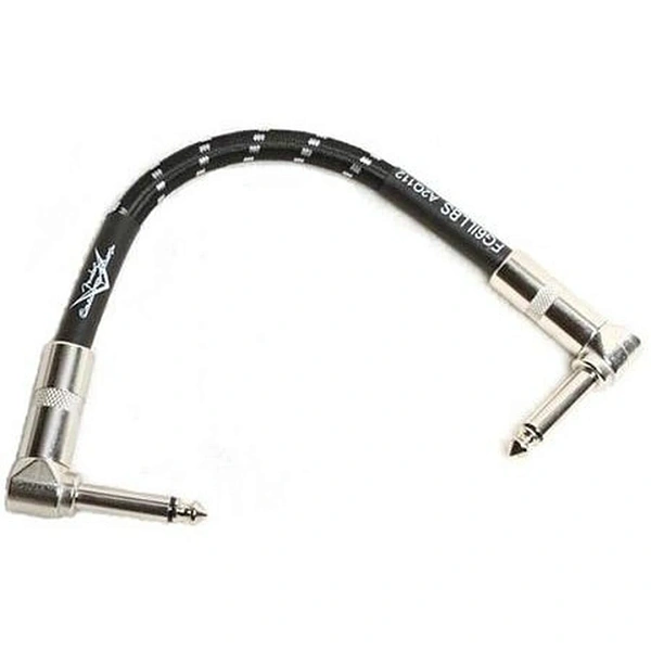 Инструментальный кабель Fender Custom Shop 6” Patch Cable Black Tweed